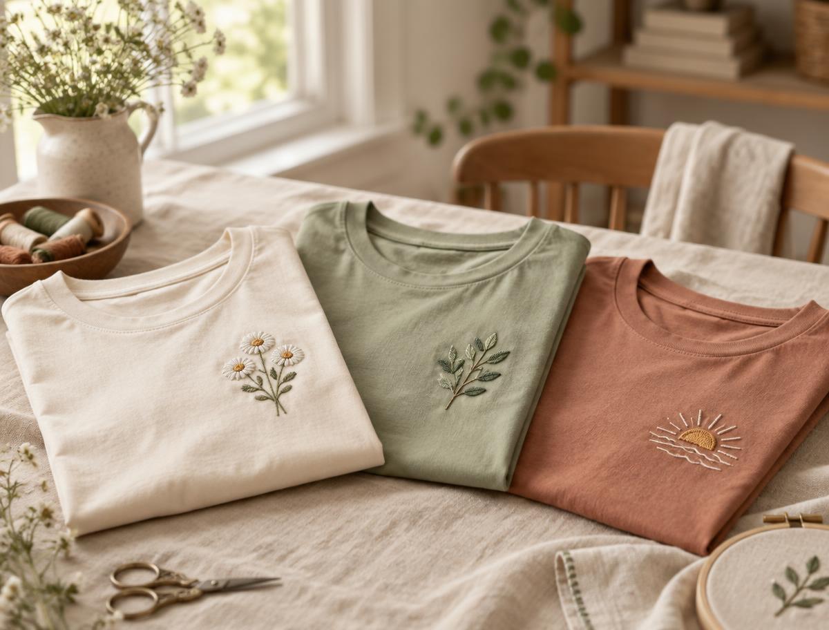 Camisetas bordadas